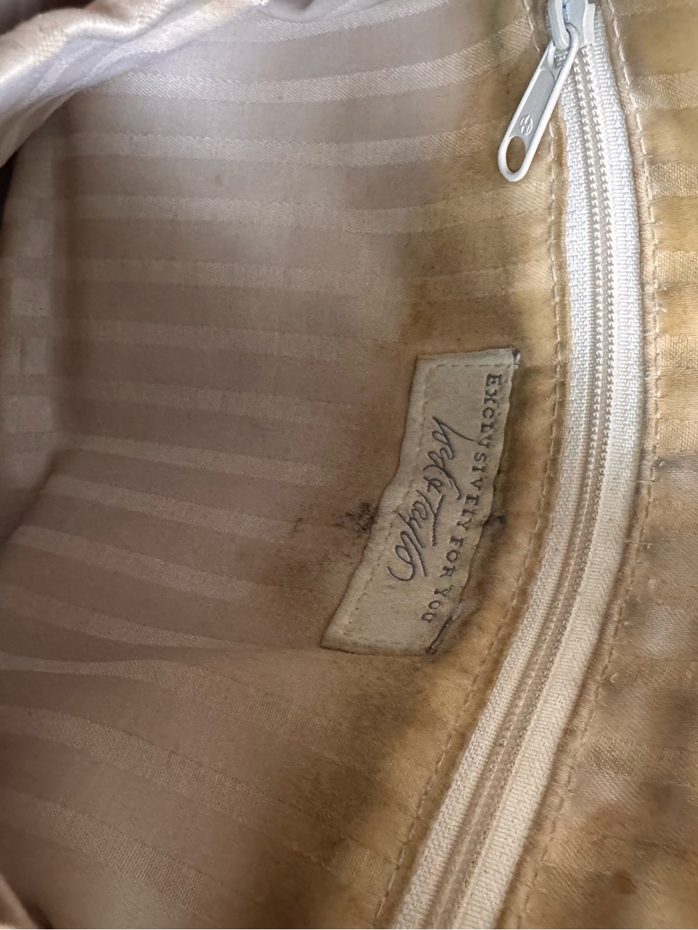 Vintage Lord & Taylor Woven Leather Hobo Shoulder Bag Y2K - Picture 9 of 12